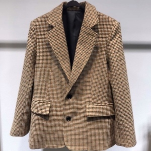 셀린느 CELINE 2020 SS 체크무늬 포켓 여성 자켓 커스텀급