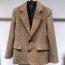 셀린느 CELINE 2020 SS 체크무늬 포켓 여성 자켓 커스텀급