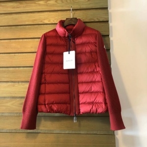 몽클레어 MONCLER 2020 SS 투톤 니트 퀄팅 포켓 여성 패딩 커스텀급