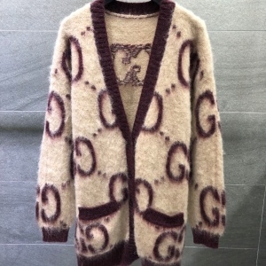 구찌 GUCCI 2020 SS GG로고 포켓 니트 여성 가디건 커스텀급