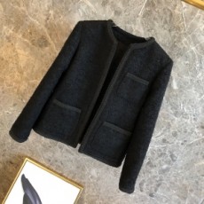 셀린느 CELINE 2020 SS 트위드 포켓 블랙 여성 자켓 커스텀급