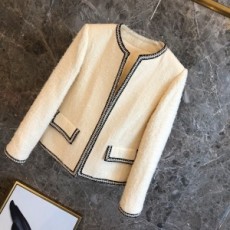 셀린느 CELINE 2020 SS 트위드 포켓 라인 여성 자켓 커스텀급