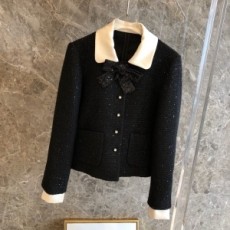 미우미우 MIUMIU 2020 SS 트위드 포켓 리본 자켓 스커트 여성 세트 커스텀급