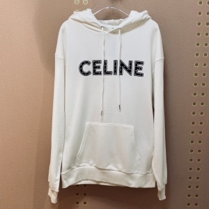 셀린느 CELINE 2020 SS 로고 포켓 후드 여성 긴팔티 커스텀급
