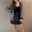 샤넬 CHANEL 2020 SS 라인 트위드 니트 여성 롱가디건 커스텀급