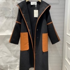 막스마라 MAXMARA 2020 SS 캐시미어 후드 투촌 여성 롱코트 미러급
