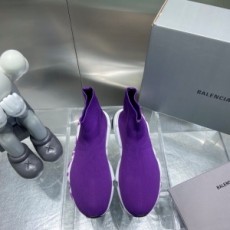발렌시아가 BALENCOAGA 2020 SS 스피드러너 퍼플 로고 야광 버젼 커플 슈즈 커스텀급