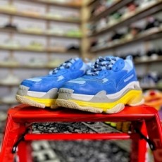 발렌시아가 BALENCOAGA 2020 SS 트리플S 블루옐로우 신상 버젼 커플 슈즈 커스텀급