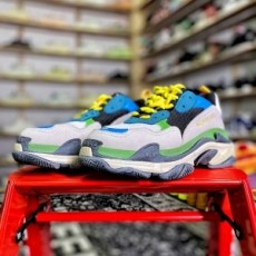 발렌시아가 BALENCOAGA 2020 SS 트리플S 블루그린 신상 버젼 커플 슈즈 커스텀급