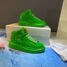 알렉산더 맥퀸 ALEXANDER MCQUEEN 2020 SS 오버솔 그린 유광 신형 커플 슈즈 커스텀급