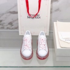 알렉산더 맥퀸 ALEXANDER MCQUEEN 2020 SS 오버솔 그레이텝 핑크 캐릭터 신형 커플 슈즈 미러급