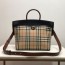 버버리 BURBERRY 2020 SS 빈티지 체크 소사이어티 톱 핸들 백 스몰 8023124 커스텀급