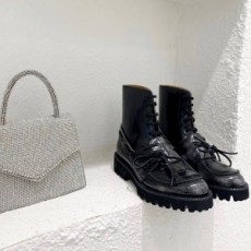 메종 마르지엘라 MAISON MARGIELA 2020 SS 끈장식 투톤 여성 쇼트부츠