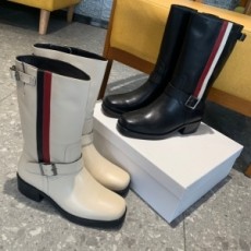 디올 DIOR 2020 SS 라인 벨트버클 여성 롱부츠