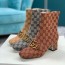 구찌 GUCCI 2020 SS GG 금속버클 지퍼 여성 앵글부츠