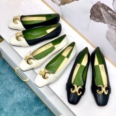 구찌 GUCCI 2020 SS GG로고 투톤 여성 플랫슈즈