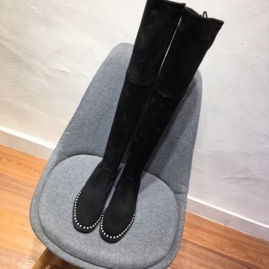 스튜어트 와이츠먼 STUART WEITZMAN 2020 SS 스웨이드 스터드 여성 롱부츠