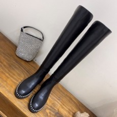 스튜어트 와이츠먼 STUART WEITZMAN 2020 SS 레더 스터드 여성 롱부츠