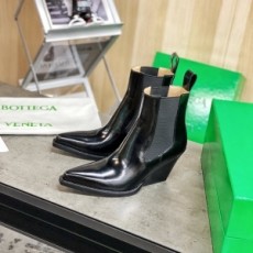 보테가 베네타 BOTTEGA VENETA 2020 SS 레더 투톤 여성 쇼트부츠