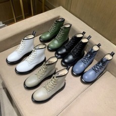알렉산더 맥퀸 ALEXANDER MCQUEEN 2020 SS 끈장식 양털안감 여성 쇼트부츠