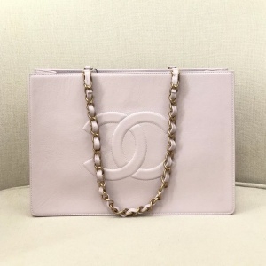 샤넬 CHANEL 2020 SS CC 스퀘어 샤이니 카프스킨 토트백 AS1943 커스텀급