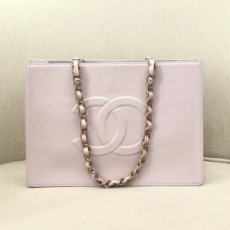 샤넬 CHANEL 2020 SS CC 스퀘어 샤이니 카프스킨 토트백 AS1943 커스텀급