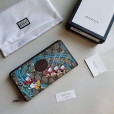 구찌 GUCCI 2020 SS 디즈니 도널드덕 지퍼 장지갑 647950 커스텀급
