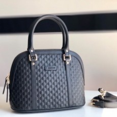 구찌 GUCCI 2020 SS 시마라인 미니 돔 블랙 토트백 449654 커스텀급