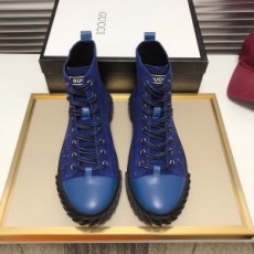 구찌 GUCCI 2020 SS 큐빅 투톤 하이탑 남성 슈즈