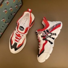 구찌 GUCCI 2020 SS 캐릭터 로고 투톤 레드 남성 슈즈 커스텀