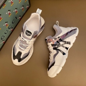 구찌 GUCCI 2020 SS 캐릭터 로고 투톤 그레이 남성 슈즈 커스텀