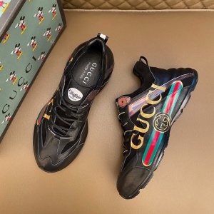구찌 GUCCI 2020 SS 띠로고 투톤 레드 남성 슈즈 커스텀