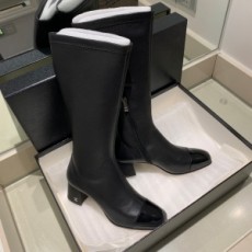 샤넬 CHANEL 2020 SS CC로고 투톤 여성 롱부츠