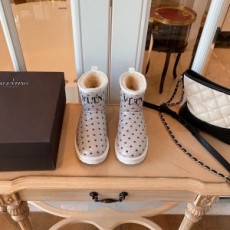 발렌티노 VALENTINO 2020 SS 하트 양털 여성 쇼트부츠