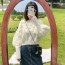 미우미우 MIUMIU 2020 SS 플라워 자수 퍼포소매 여성 니트