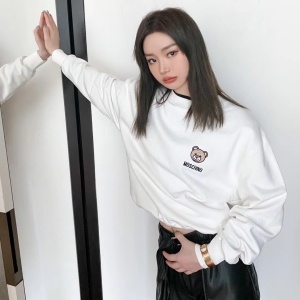 모스키노 MOSCHINO 2020 SS 로고 자수 여성 긴팔티