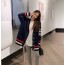 톰브라운 THOM BROWNE 2020 SS 스트라이프 여성 니트 가디건
