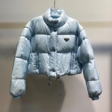 프라다 PRADA 2020 SS 삼각로고 퀄팅 여성 패딩 커스텀급