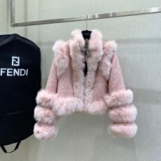 펜디 FENDI 2020 SS 여우퍼 트위드 여성 자켓 미러급