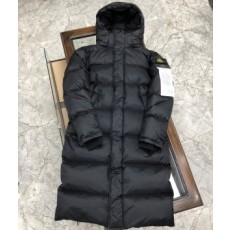 스톤 아일랜드 STONE ISLAND 2020 SS 패치로고 지퍼 후드 남성 롱패딩 커스텀급