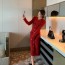 샤넬 CHANEL 2020 SS 플라워 큐빅 단추 포켓 트위드 여성 원피스