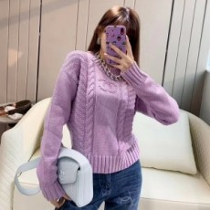 샤넬 CHANEL 2020 SS CC로고 라운드넥 여성 니트