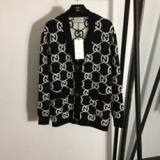 구찌 GUCCI 2020 SS GG로고 블랙 여성 니트 가디건