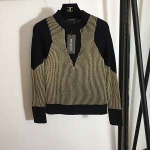 발망 BALMAIN 2020 SS 투톤 스트라이프 여성 니트