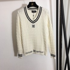 샤넬 CHANEL 2020 SS 캐릭터 로고 자수 여성 니트