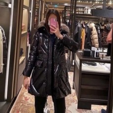 몽클레어 MONCLER 2020 SS 퀄팅 유광 포켓 여성 롱패딩 커스텀급