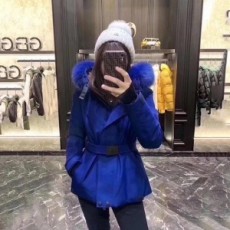 몽클레어 MONCLER 2020 SS 여우퍼 패치 벨트 여성 패딩 미러급
