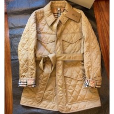 버버리 BURBERRY 2020 SS 누빔 포켓 벨트 여성 롱패딩 커스텀급