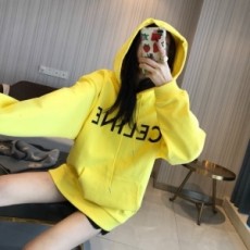 셀린느 CELINE 2020 SS 캐릭터 로고 포켓 여성 후드티