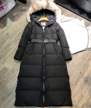 몽클레어 MONCLER 2020 SS 퀄팅 베르나시 여우퍼 여성 롱패딩 커스텀급
